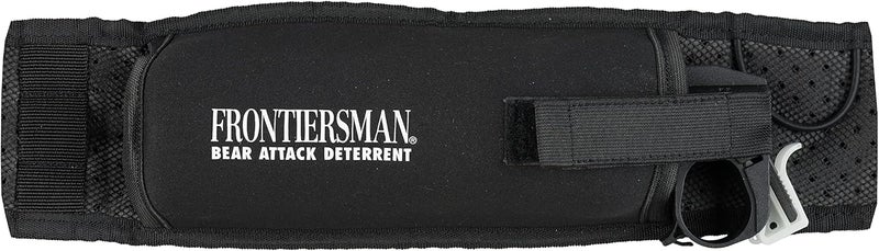 sabre Frontiersman Bear Spray Holster For 7.9 & 9.2 Oz. Canisters, Nylon Chest, Belt, Waist, & 3-in-1 Options Available, Adjustable Straps, Strong Elastic Prevents Canister Loss, Hook & Loop Design - Image 1